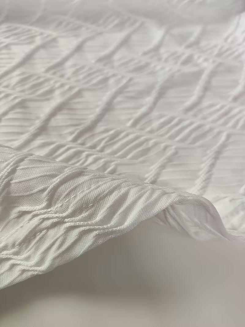 Men’s Luxury Jacquard Short Sleeve T-Shirt – Slim Fit Round Neck, Breathable Fabric for Summer Casual & Daily Wear