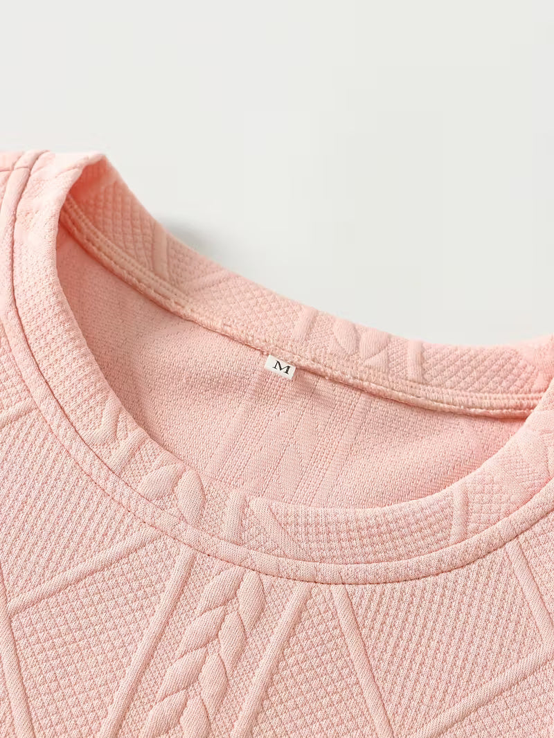 Men’s Lightweight Short Sleeve Tee – Soft Pink Polyester Casual T-Shirt, Round Neck, Regular Fit, 240gsm Breathable Summer Top